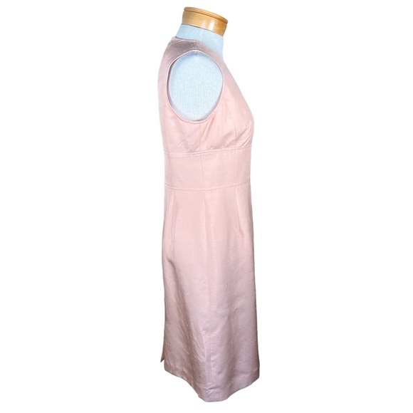 Sara Campbell Petites Women’s Light Peach Silk Tailored Sheath Dress 4 EUC - Picture 4 of 16